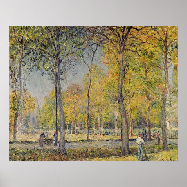 Alfred Sisley | The Bois de Boulogne Poster (Front)