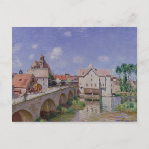Alfred Sisley   The Bridge at Moret Postcard