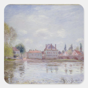 Alfred Sisley   The Bridge at Moret-sur-Loing Square Sticker