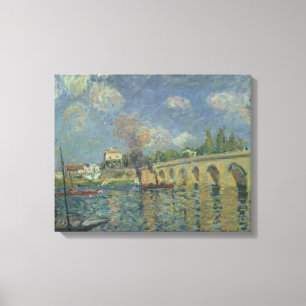 Alfred Sisley The Bridge Canvas Print
