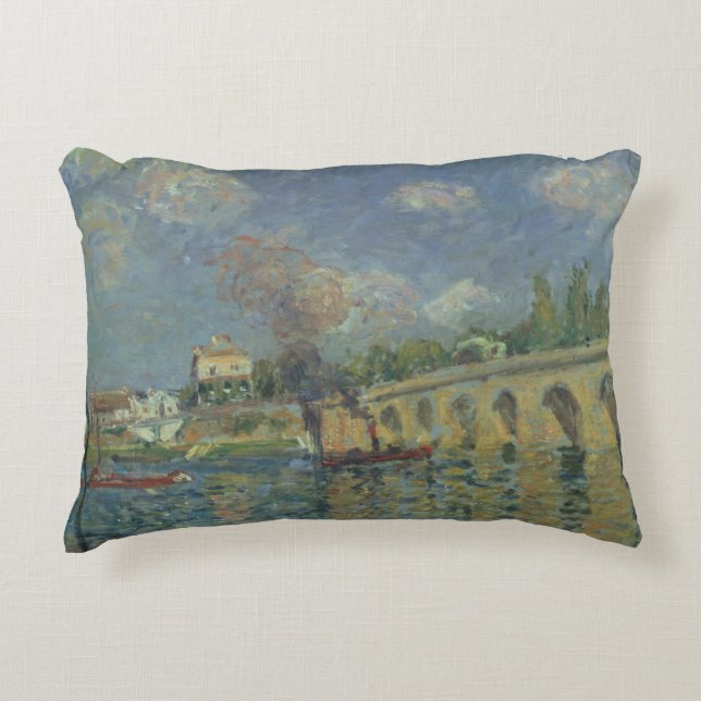 Alfred Sisley | The Bridge Decorative Cushion (Front)