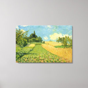 Alfred Sisley   The Cornfield Canvas Print