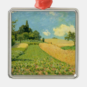 Alfred Sisley The Cornfield Metal Tree Decoration
