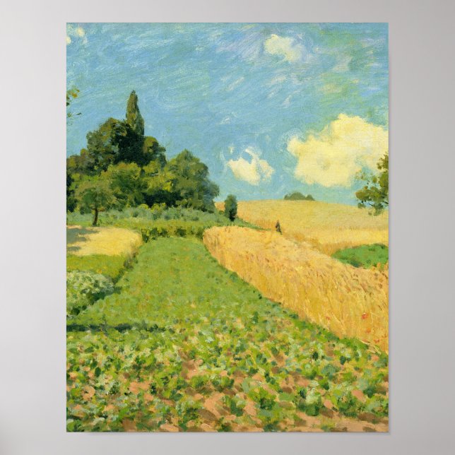 Alfred Sisley | The Cornfield Poster (Front)