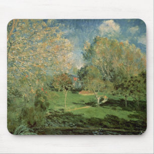 Alfred Sisley The Garden of Hoschede Family Mouse Pad