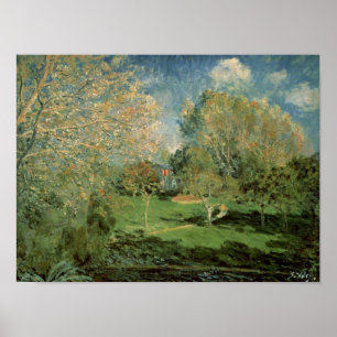 Alfred Sisley   The Garden of Hoschede Family Poster