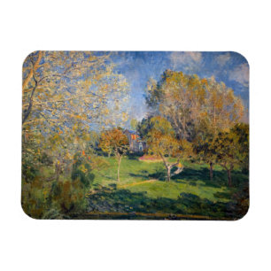 Alfred Sisley - The Garden of Hoschede, Montgeron Magnet