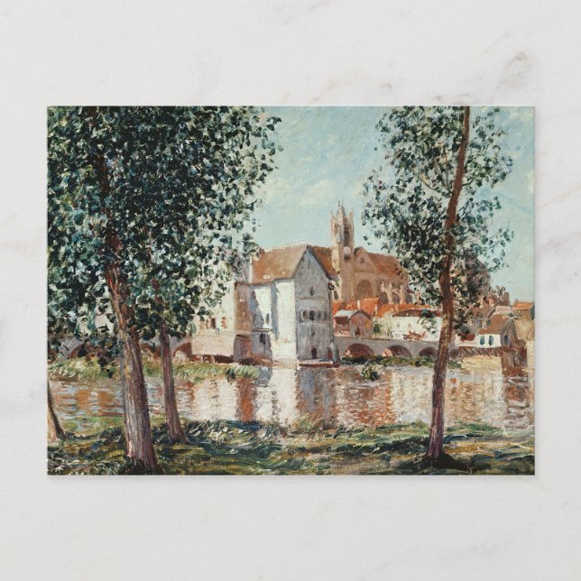 Alfred Sisley | The Loing at Moret Postcard (Front)