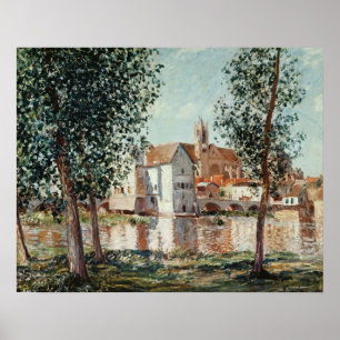 Alfred Sisley The Loing at Moret Poster
