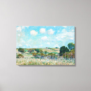Alfred Sisley - The Meadow Canvas Print