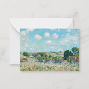 Alfred Sisley - The Meadow Card