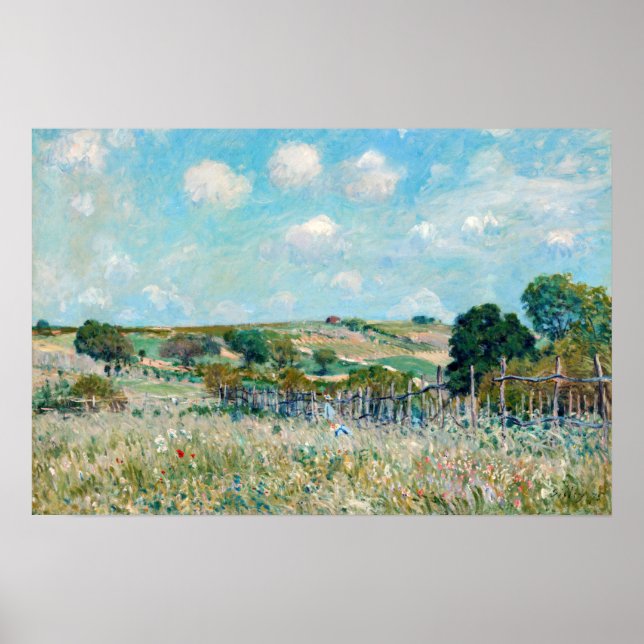 Alfred Sisley - The Meadow Poster (Front)