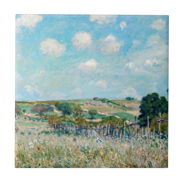 Alfred Sisley - The Meadow Tile (Front)