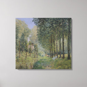 Alfred Sisley   The Rest by the Stream Canvas Print