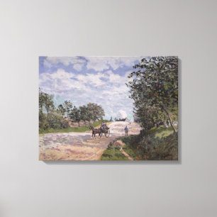Alfred Sisley   The Road from Mantes Canvas Print