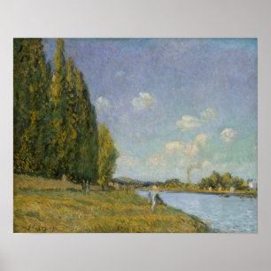 Alfred Sisley The Seine at Billancourt Poster