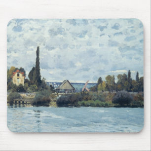 Alfred Sisley The Seine at Bougival Mouse Pad