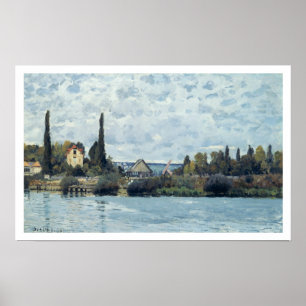 Alfred Sisley The Seine at Bougival Poster