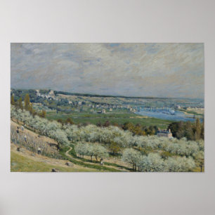 Alfred Sisley - The Terrace at Saint-Germain Poster