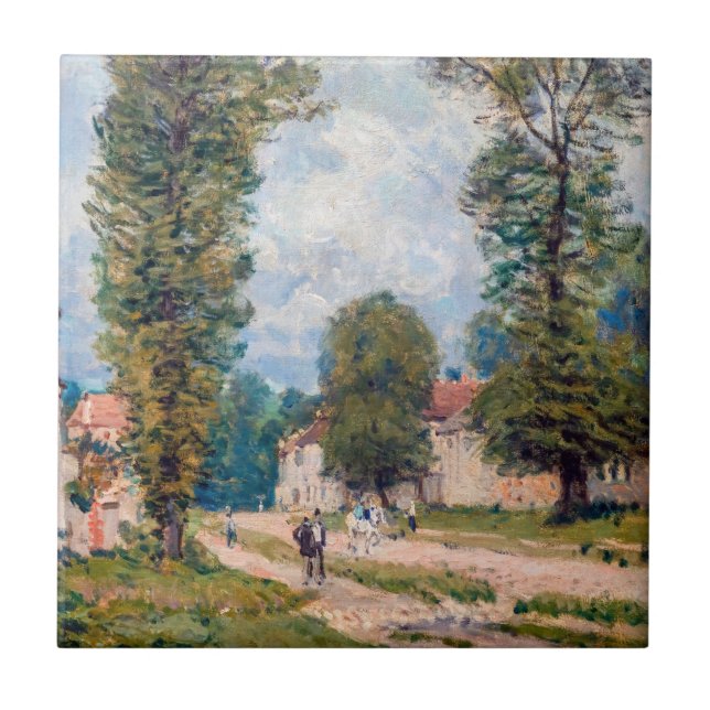 Alfred Sisley - The Versailles Road Tile (Front)