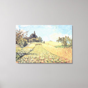 Alfred Sisley   Wheat Field Canvas Print