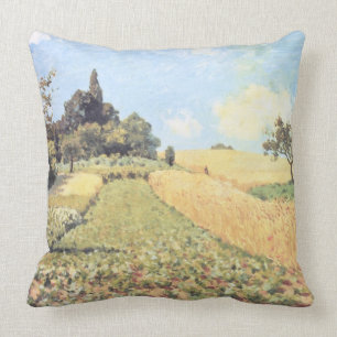 Alfred Sisley Wheat Field Cushion