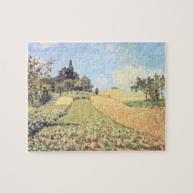 Alfred Sisley | Wheat Field Jigsaw Puzzle (Horizontal)