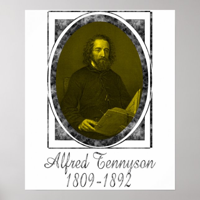 Alfred Tennyson Poster (Front)