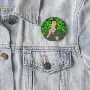 Algae  6 cm round badge