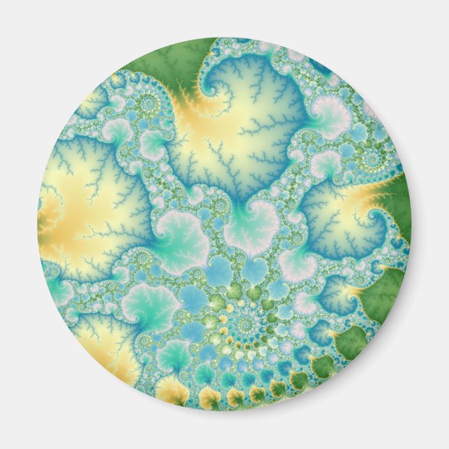 Algae - Fractal Magnet (Front)