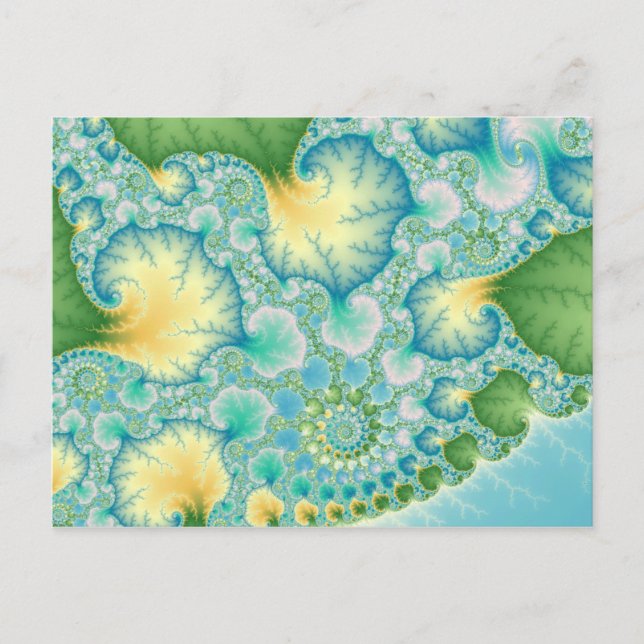 Algae - Fractal Postcard (Front)
