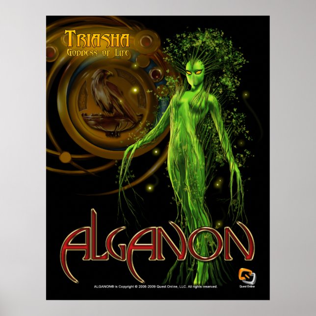 Alganon Triasha Deity Poster (Front)
