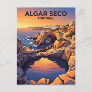 Algar Seco Portugal Postcard