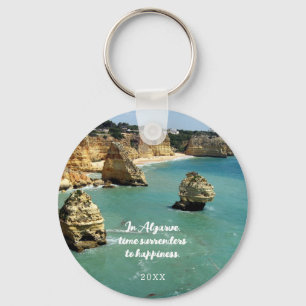 Algarve beach vacation in Portugal Key Ring