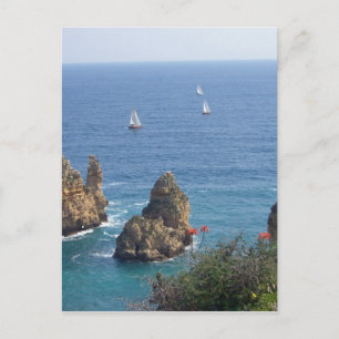 algarve coast postcard