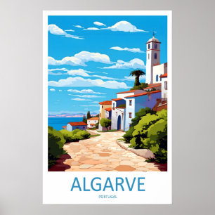 Algarve Park Vintage National Ski Travel Poster
