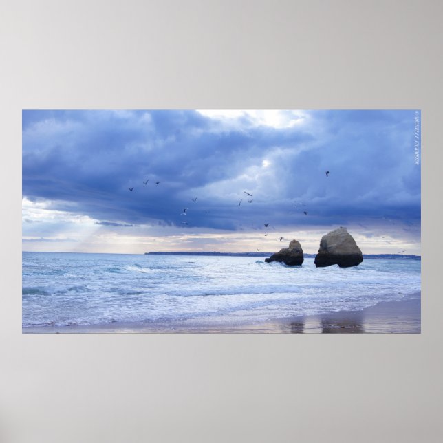 Algarve – Portugal – Beach – Strand – Sea – Meer Poster (Front)