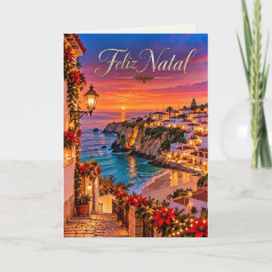 Algarve Portugal Feliz Natal Christmas Holiday Card