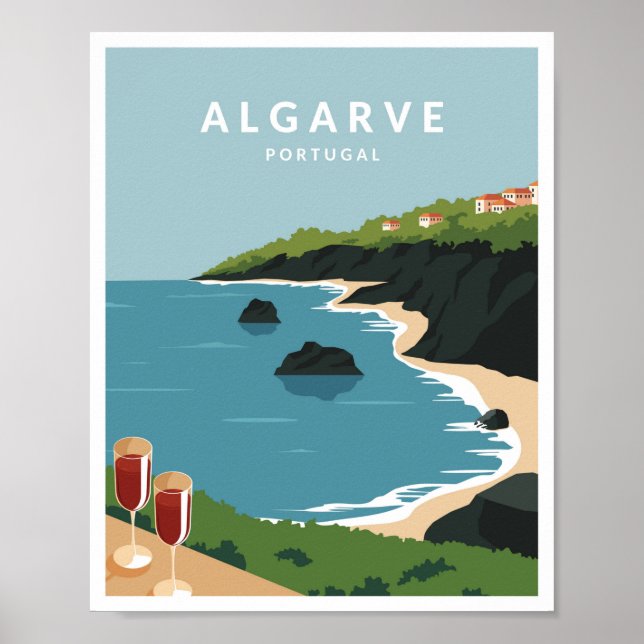 Algarve Portugal Poster (Front)