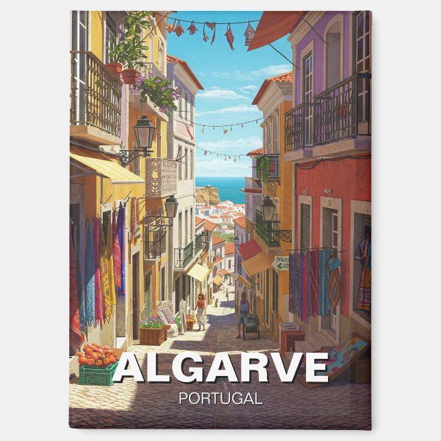 Algarve Portugal Travel Magnet (Front)