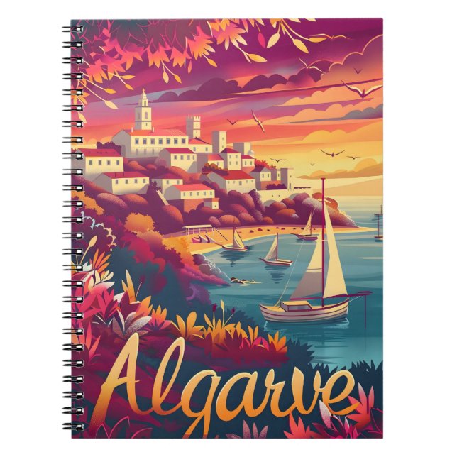Algarve Sunset Notebook (Front)