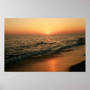 Algarve sunset poster