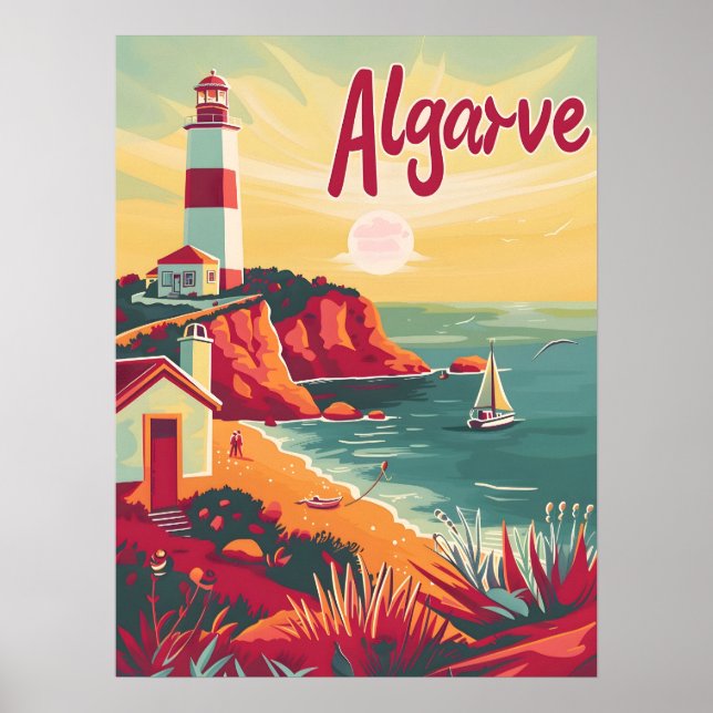 Algarve Vintage Poster (Front)
