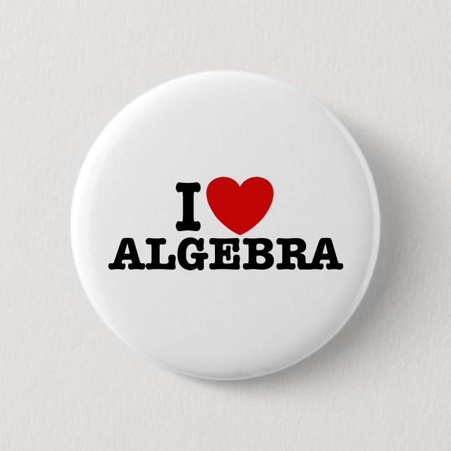 Algebra 6 Cm Round Badge (Front)