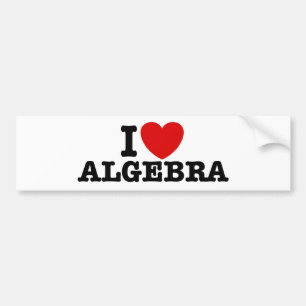 Algebra Bumper Sticker