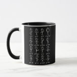 Algebra Dance Funny Graph Figures Math Equation Mug<br><div class="desc">Algebra Dance Funny Graph Figures Math Equation Teacher Gift. Perfect gift for your dad,  mum,  papa,  men,  women,  friend and family members on Thanksgiving Day,  Christmas Day,  Mothers Day,  Fathers Day,  4th of July,  1776 Independent day,  Veterans Day,  Halloween Day,  Patrick's Day</div>