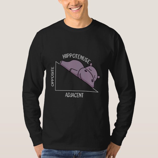 algebra math student math teacher hippotenuse T-Shirt (Front)