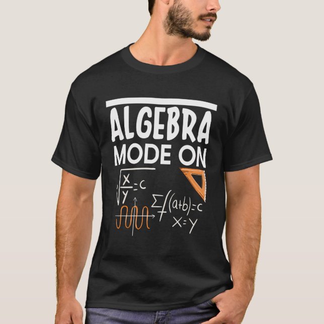 Algebra Mode On T-Shirt (Front)