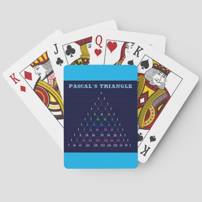 Algebra: Pascal's Triangle Playing Cards (Back)