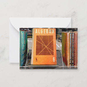 Algebra: Study math and stay smart Card